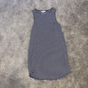 Black and White Striped Dress